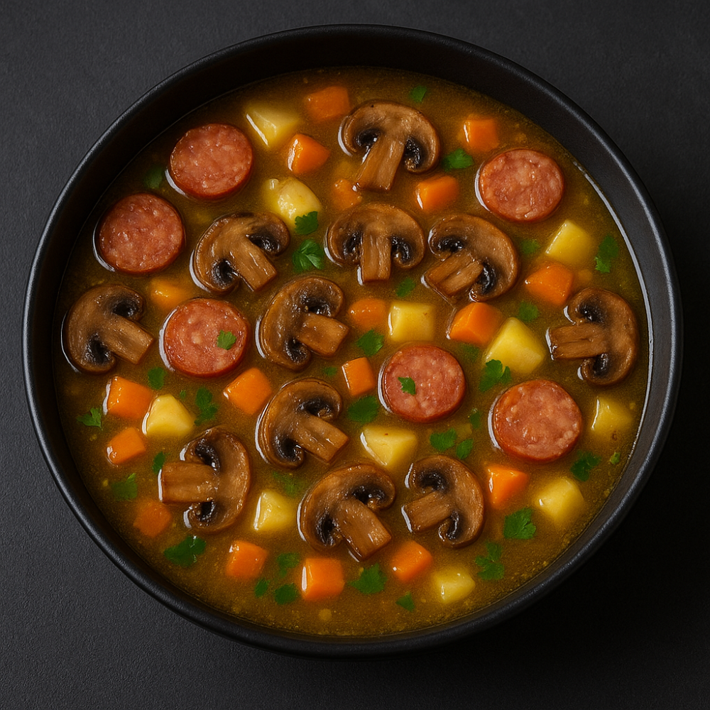 Суп грибной