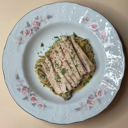 Филе цыпленка с овощами