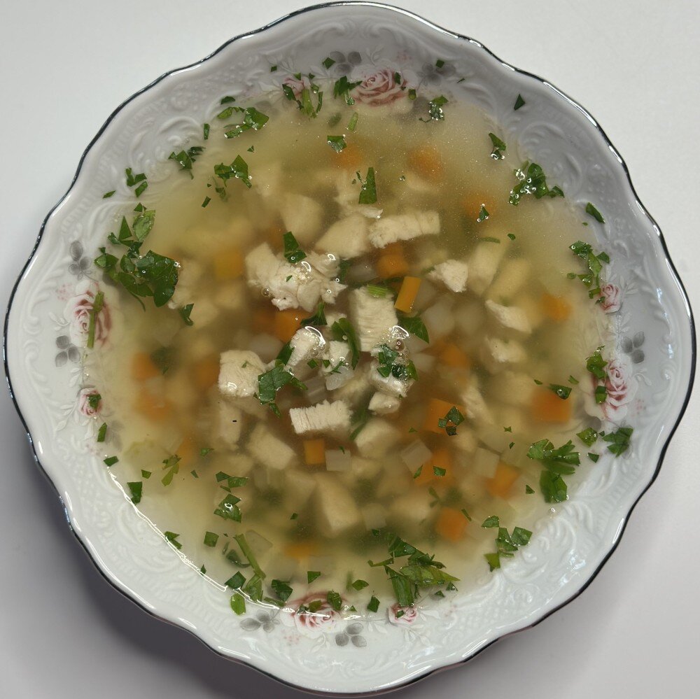 Минестроне с цыплёнком