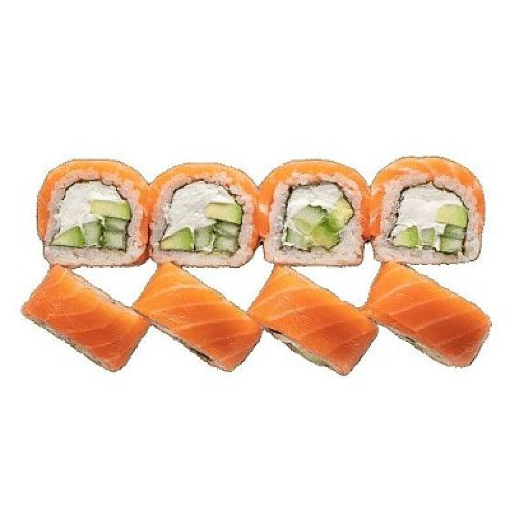 Ролл «Филадельфия» с авокадо и огурцом