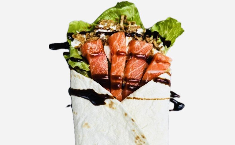 Фреш-ролл «Терияки с лососем»