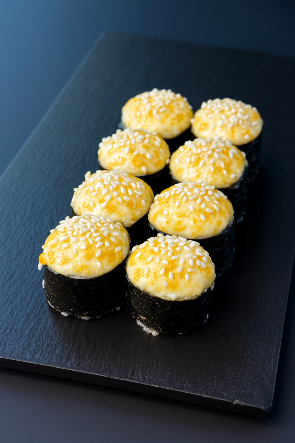 Ролл «Запечённый Лосось и сыр» — нежность и насыщенный вкус