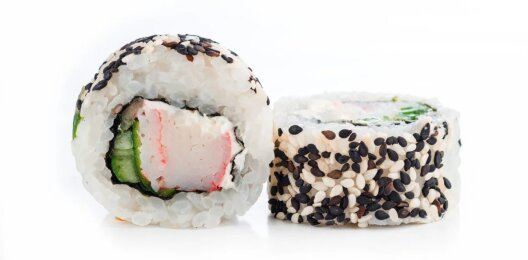 Краб в кунжуте ПОДАРОК