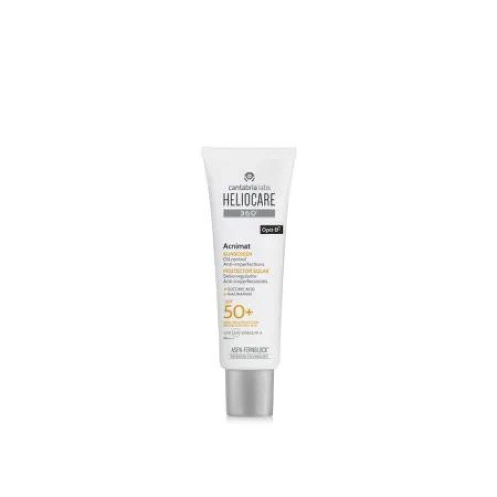 HELIOCARE 360º Acnimat Sunscreen / Себорегулирующий солнцезащитный крем с SPF 50 для кожи, склонной к акне, 50мл