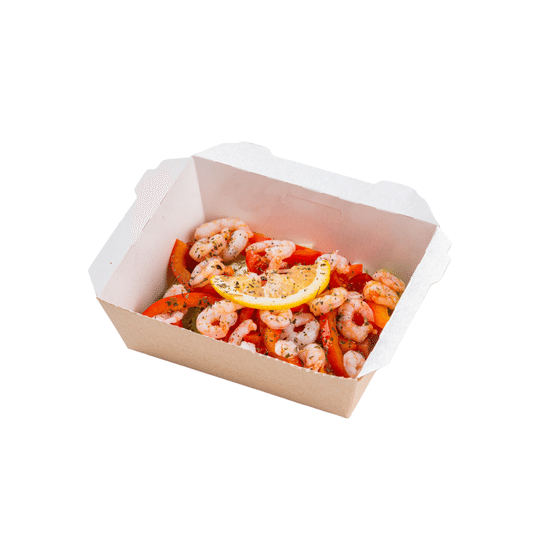 Салат с креветками