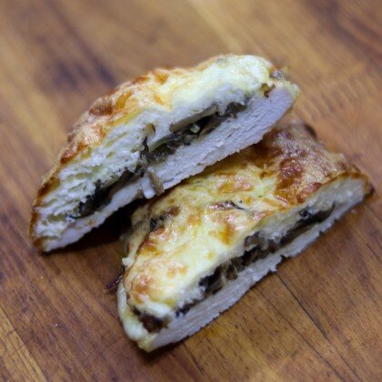 Филе запечённое с грибами