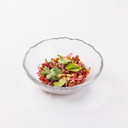 Тартар говядина, шисо, шиитаке, кешью