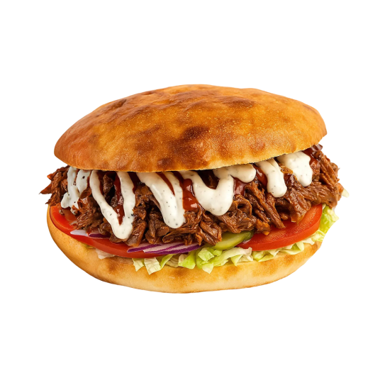 Пита с Рваной говядиной