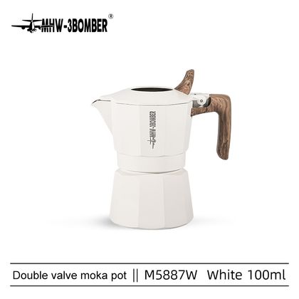 Кофеварка Moka (белая)