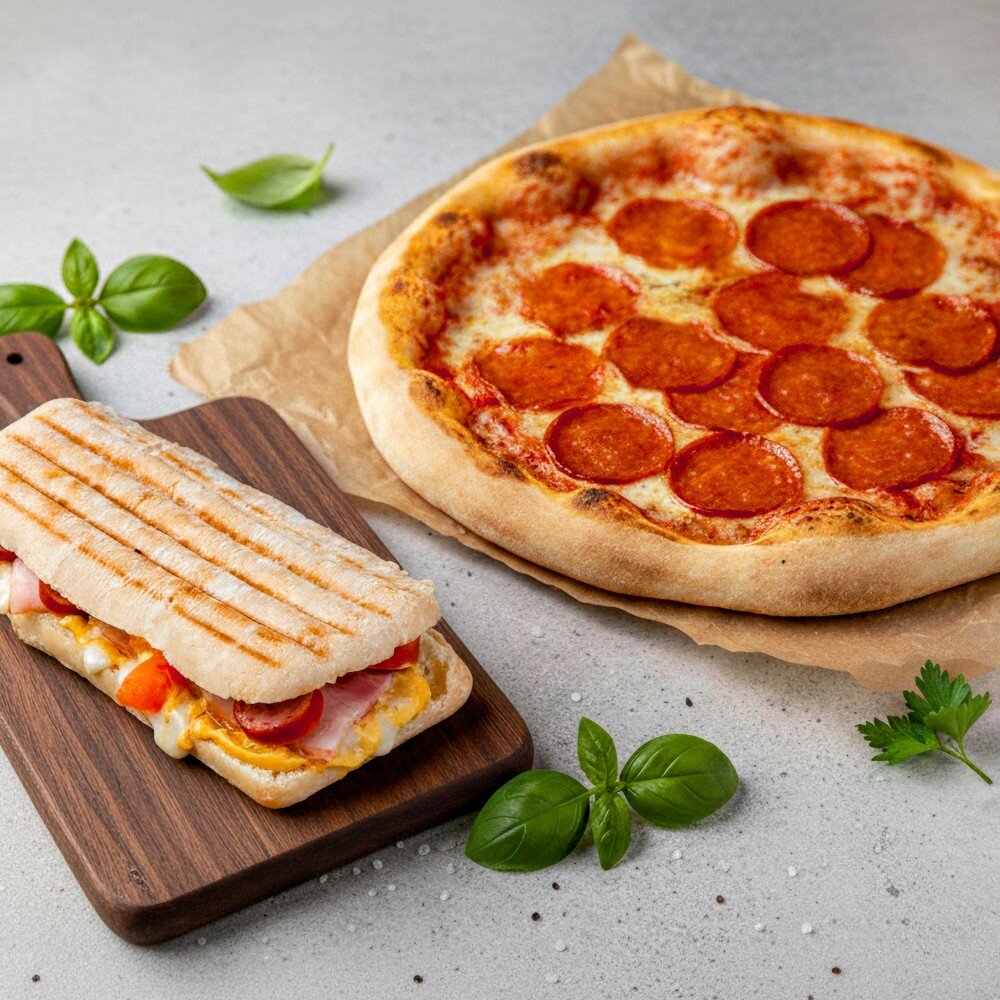 Комбо "Пицца 20 см и панини"