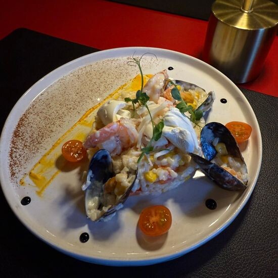 Ризотто с креветками