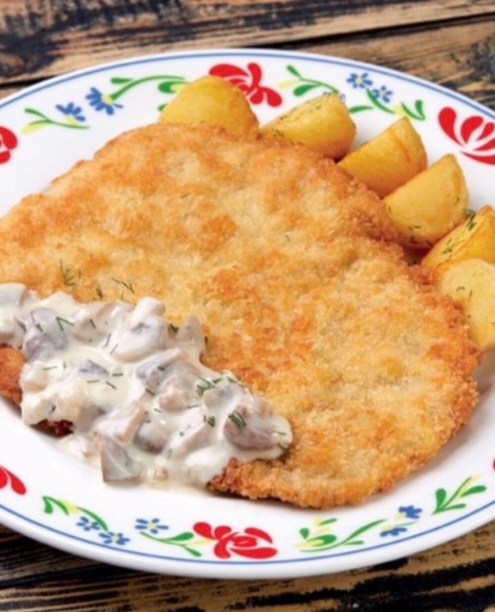 КУРИНАЯ ОТБИВНАЯ В СЛИВОЧНОМ СОУСЕ