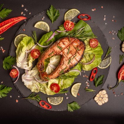 Шашлык из сёмги