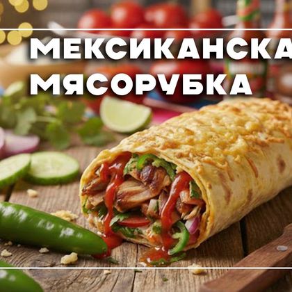 Шаурма "Мексиканская мясорубка"