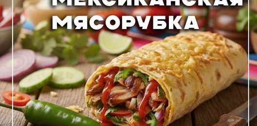 Шаурма "Мексиканская мясорубка"
