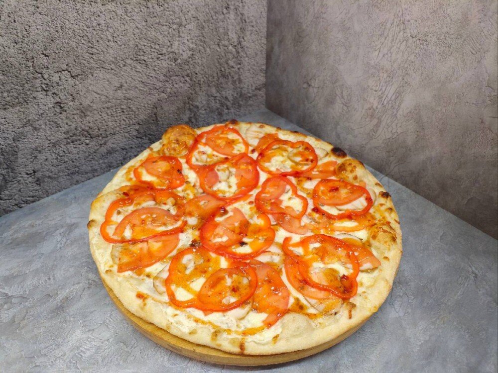 Пицца кисло-сладкий цыплёнок