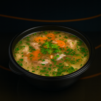 Сливочный суп из форели