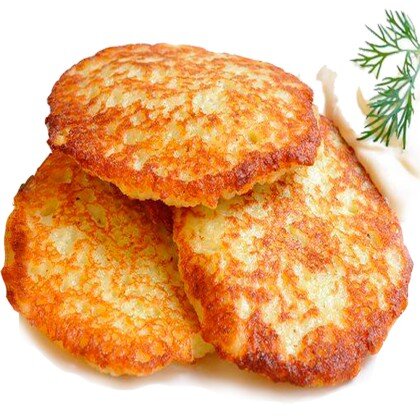 Драники картофельные со сметаной