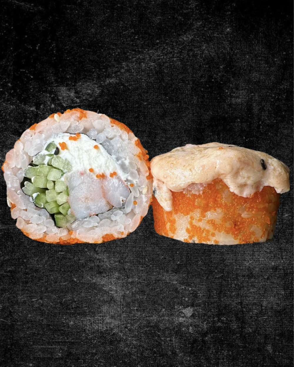 Ролл запеченный  с Креветкой