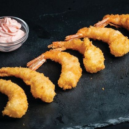 Креветки в панировке