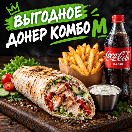 Выгодное Донер КОМБО M