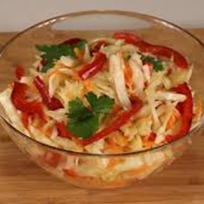 Салат Капуста провансаль с перцем