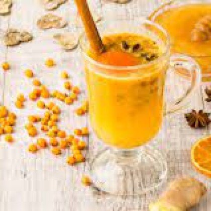 Горячий напиток Облепиха апельсин имбирь мята