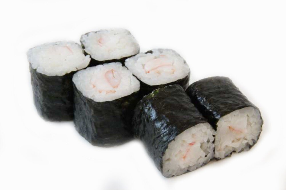 Маки с креветкой