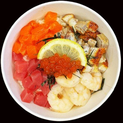 Поке морской микс