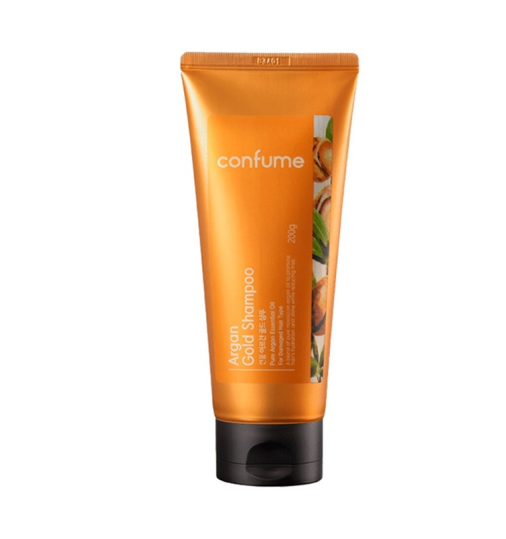Шампунь для волос с золотом и маслами WELCOS Confume Gold Shampoo 200мл