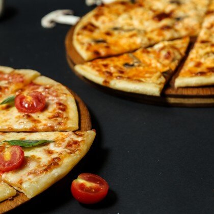 Пицца из половинок