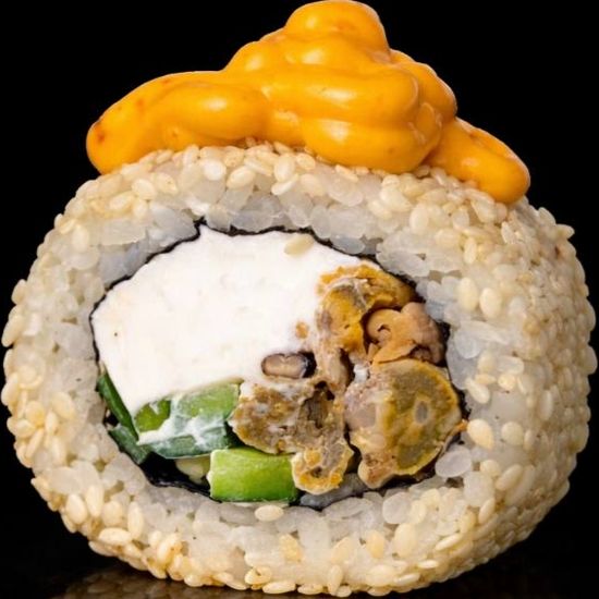 Мидия в кунжуте