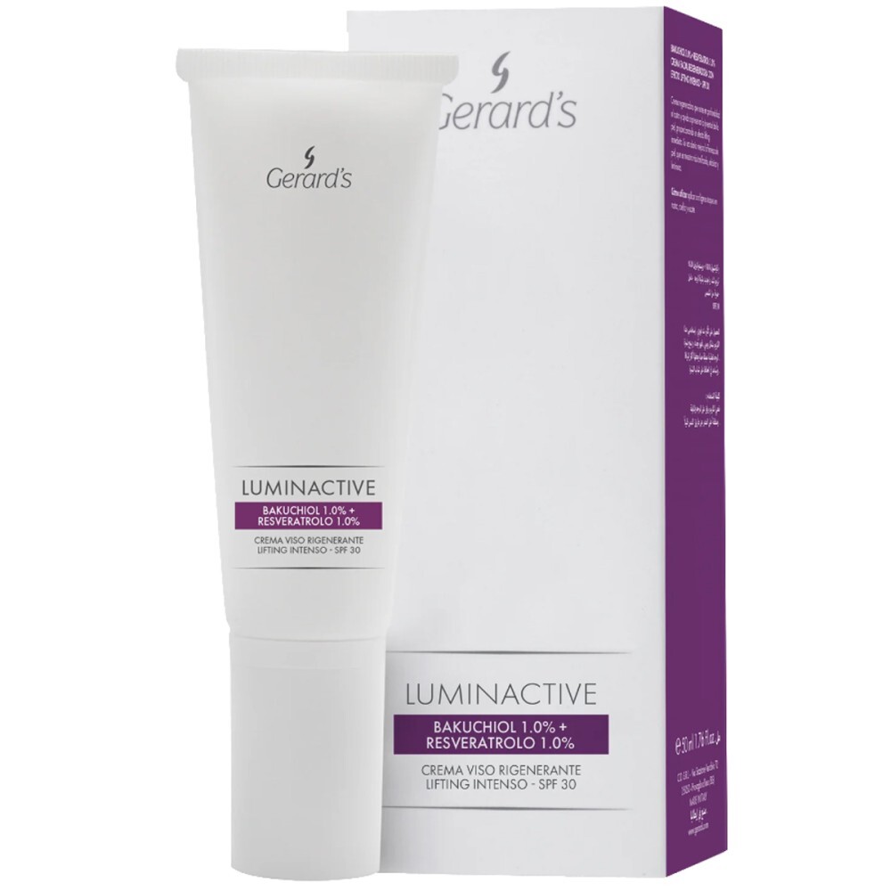 GERARD'S Luminactive BAKUCHIOL 1.0% + RESVERATROL 1.0% Интенсивный лифтинг и регенерация Крем для лица - spf 30 , 50ml