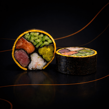 Кето ролл(лосось, тунец,креветка) в сыре