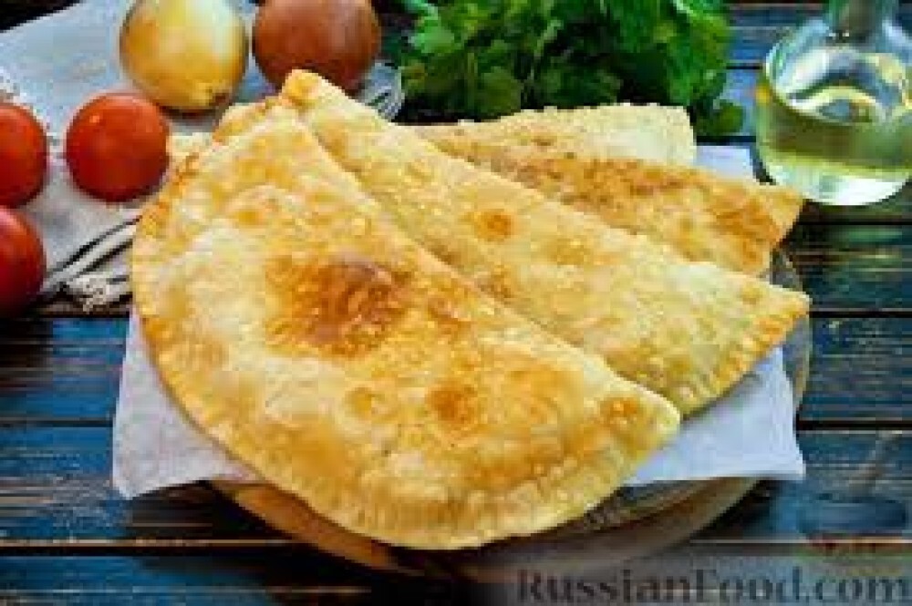 Чебурек, с мясом