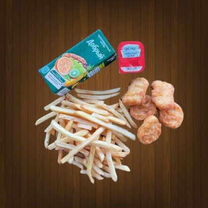 Детский наггетс сет + сок