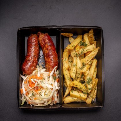 Ланч-Бокс с колбасками