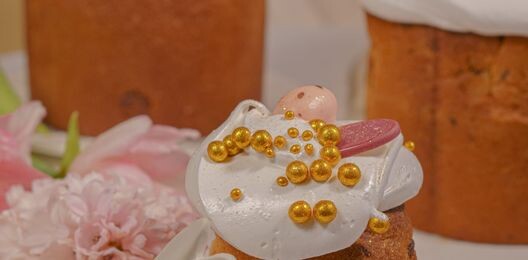 Пасхальный кулич с сухофруктами мини