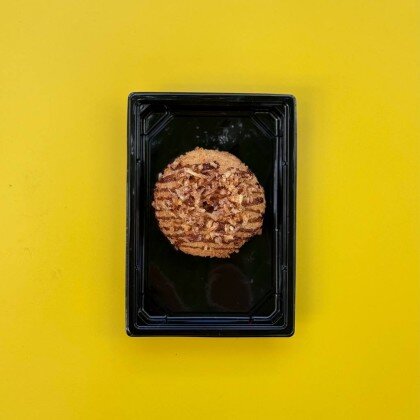 Жареный пончик с креветкой