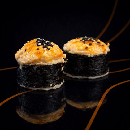 Запеченный ролл с курицей