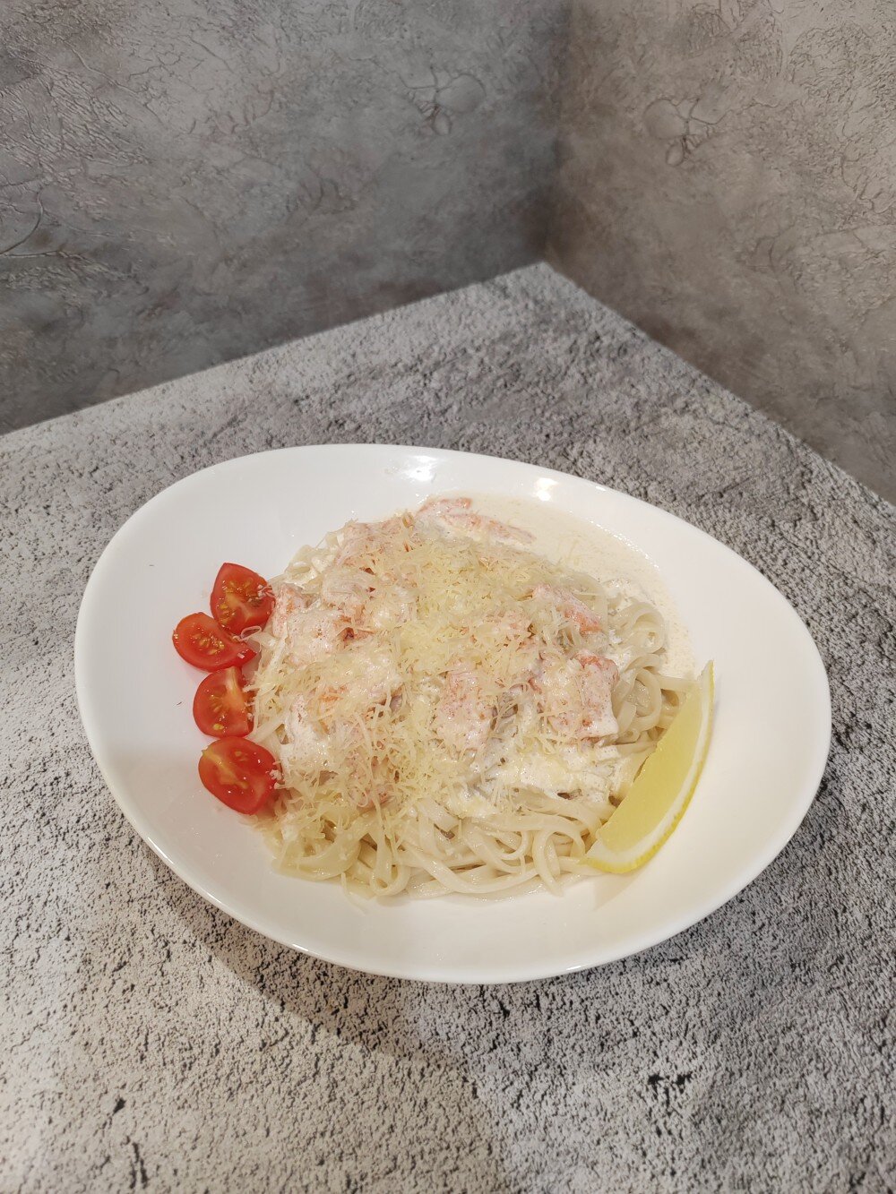 Паста с форелью