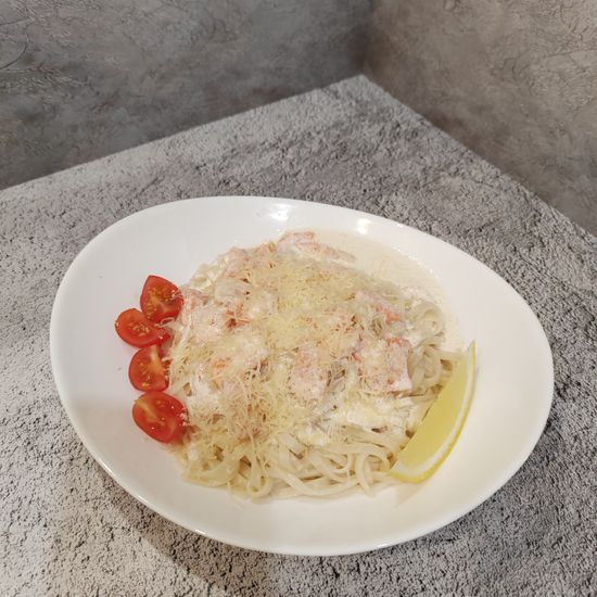 Паста с форелью